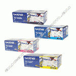 A Set Genuine Brother TN150 B/C/M/Y Toner Cartridges