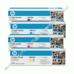 A Set Genuine HP CB540A -CB543A Toner Cartridges